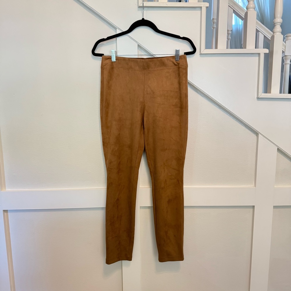 Max Studio Brown Pants Sinny Suede size M